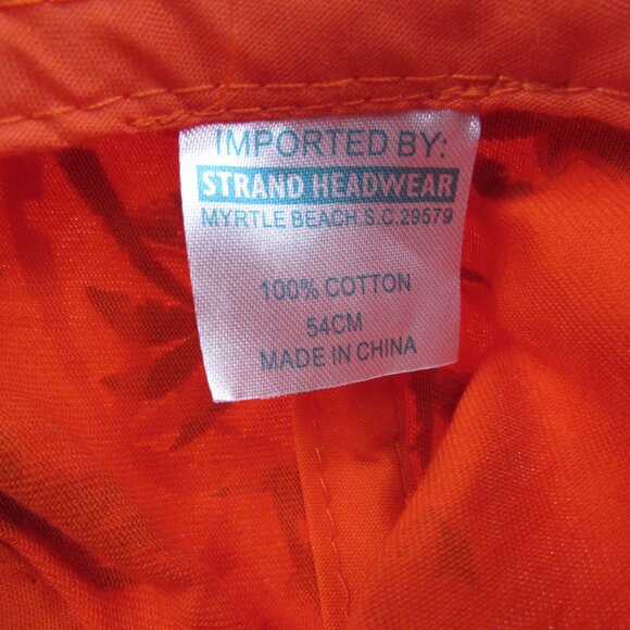 South Padre Island Youth 54 C Adjustable Cap Orange Multicolored Palm Trees & Sh - Picture 9 of 9